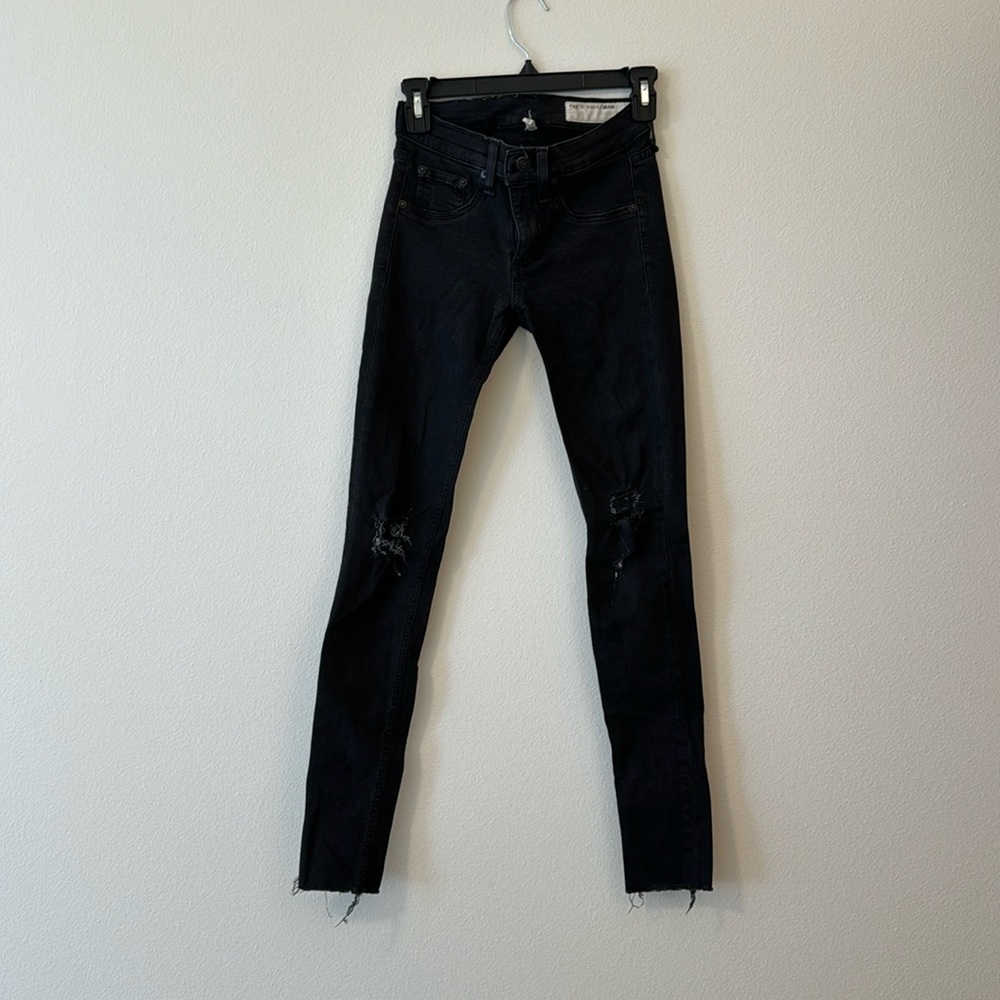 Black rag & bone legging jeans - size 24